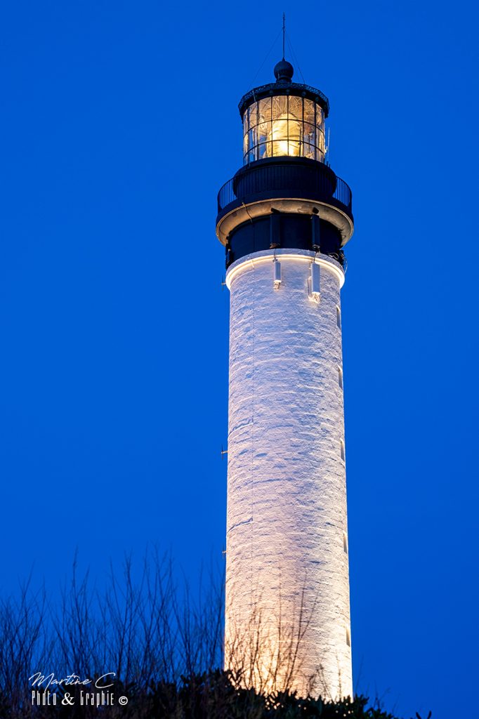 Phare de Biarritz de nuit, Pays Basque