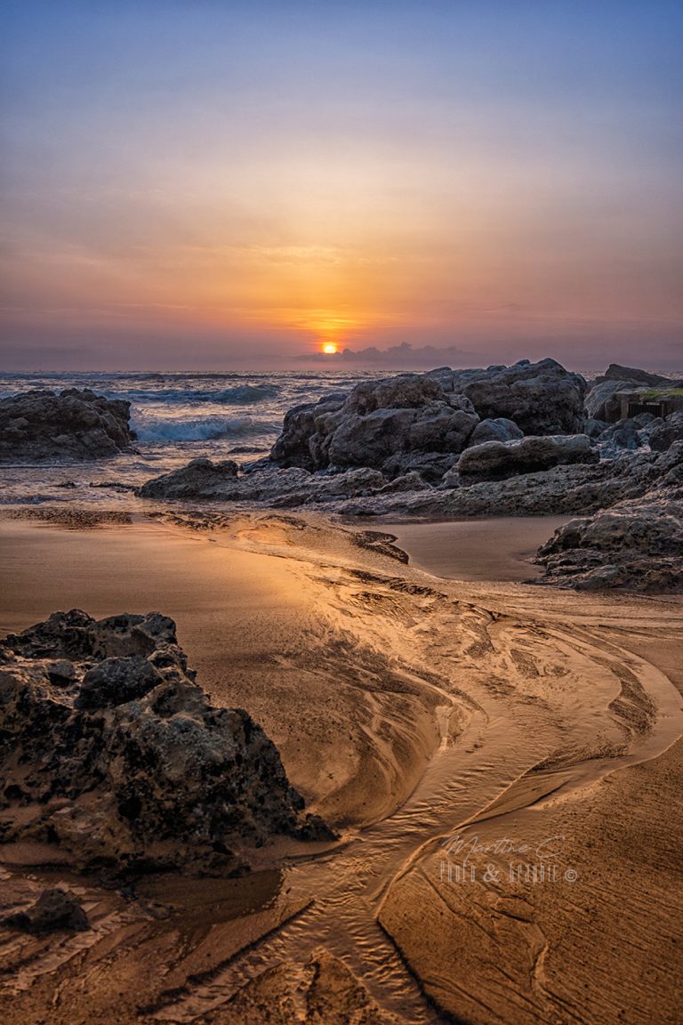 Coucher de soleil à Ilbarritz, Bidart, Pays Basque
