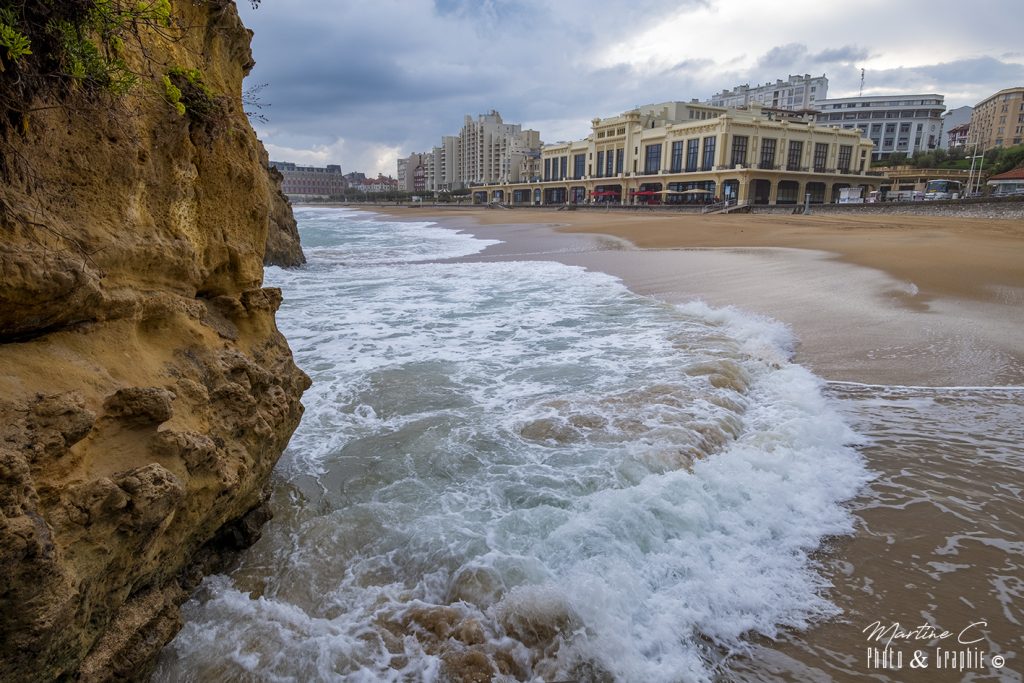 Grande Plage de Biarritz et casino