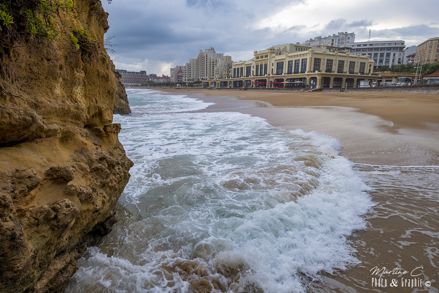 Grande Plage de Biarritz et casino